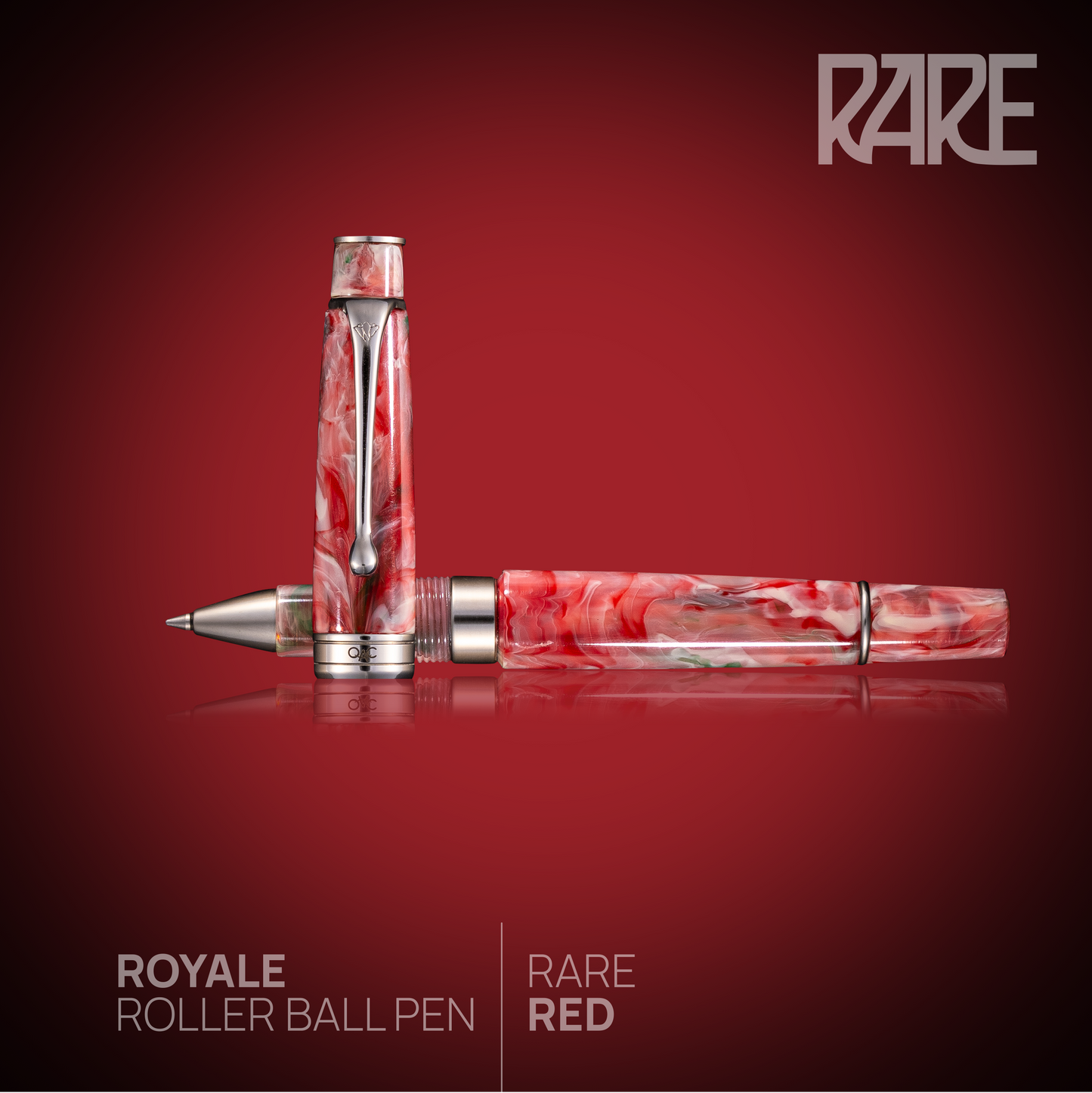 Royale Rare Roller Ball Pen Red
