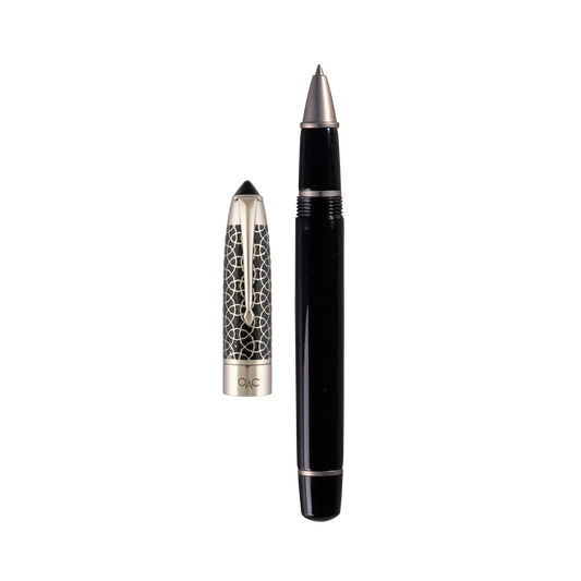 Epic Ebony Silver Roller Ball Pen