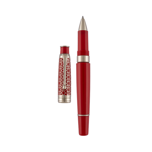 Royale Red Silver Roller Ball Pen
