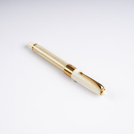 Epic Ivory Polka Dot Fountain Pen