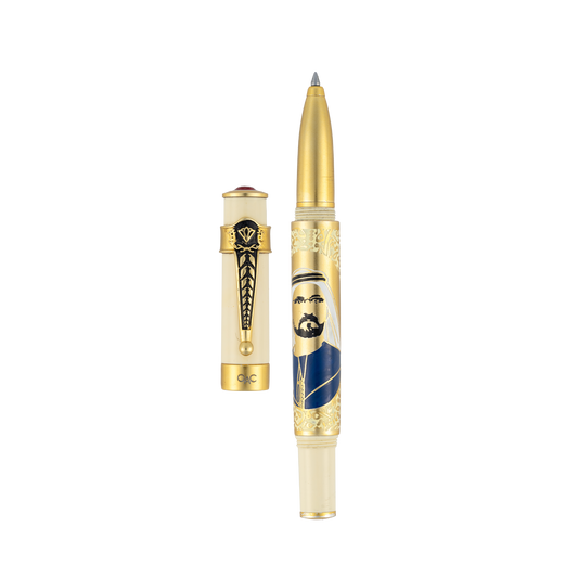 Autograph Sheikh Mohammed Bin Rashid Al Maktoum Roller Ball Pen Ivory