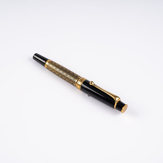 Royale Ebony Diamond Roller Ball Pen