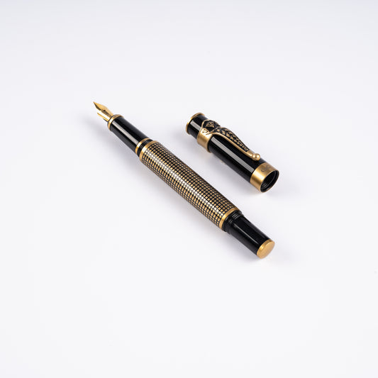 Autograph Ebony X Hatch Fountain Pen