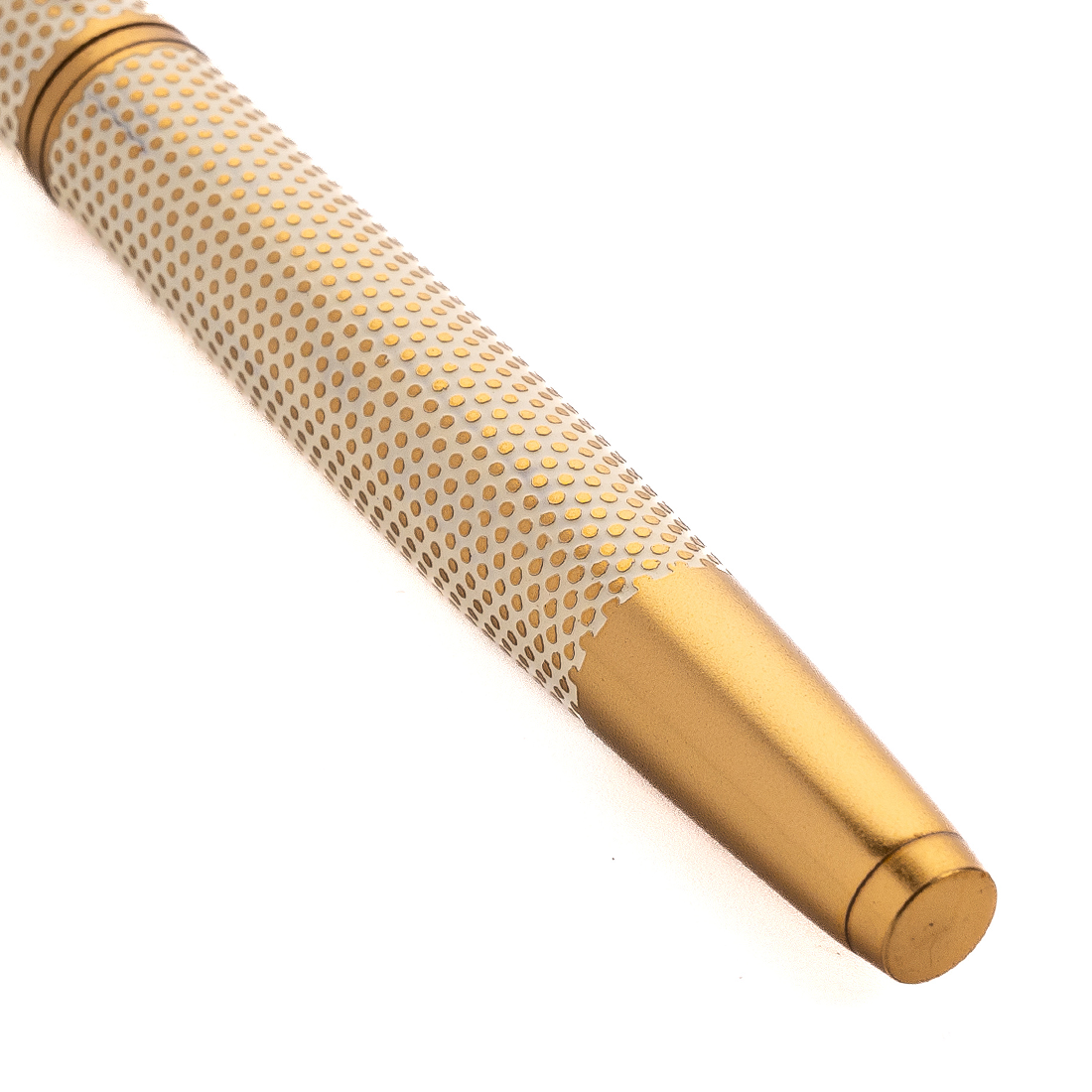 EFFEX ROLLER BALL PEN - IVORY POLKA DOT PEN