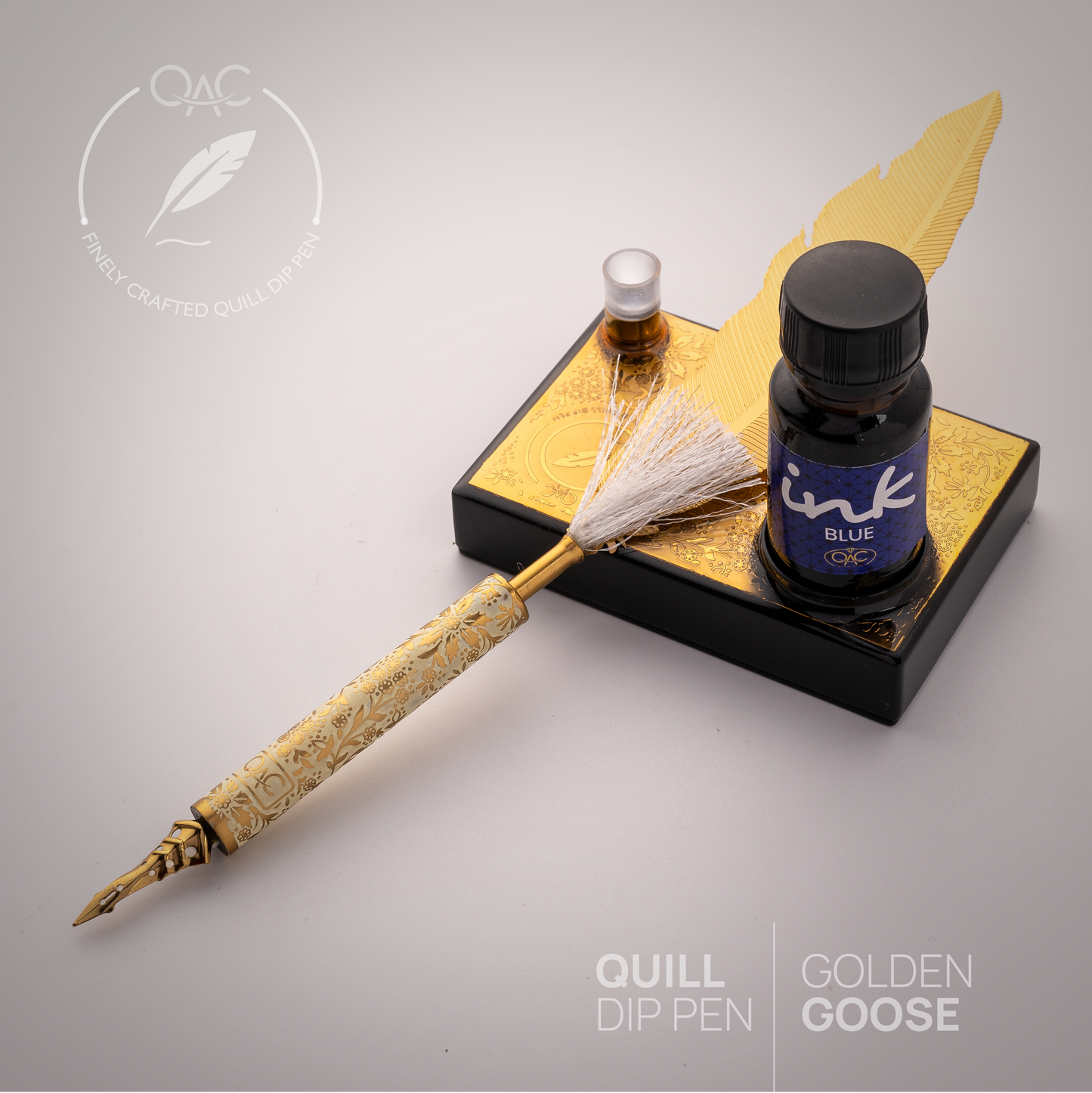 Golden Goose Quill Pen