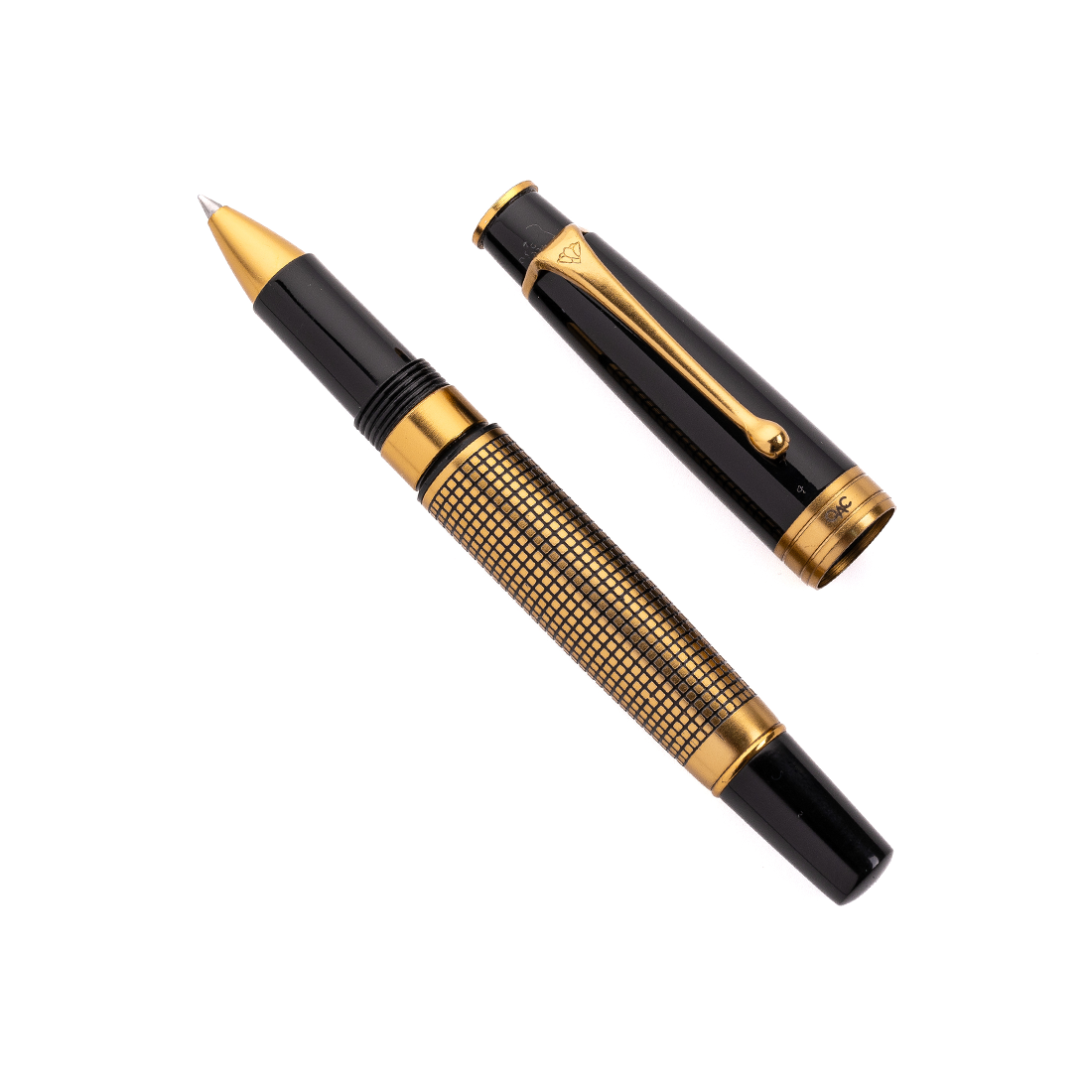 Royale Ebony X Hatch Roller Ball Pen