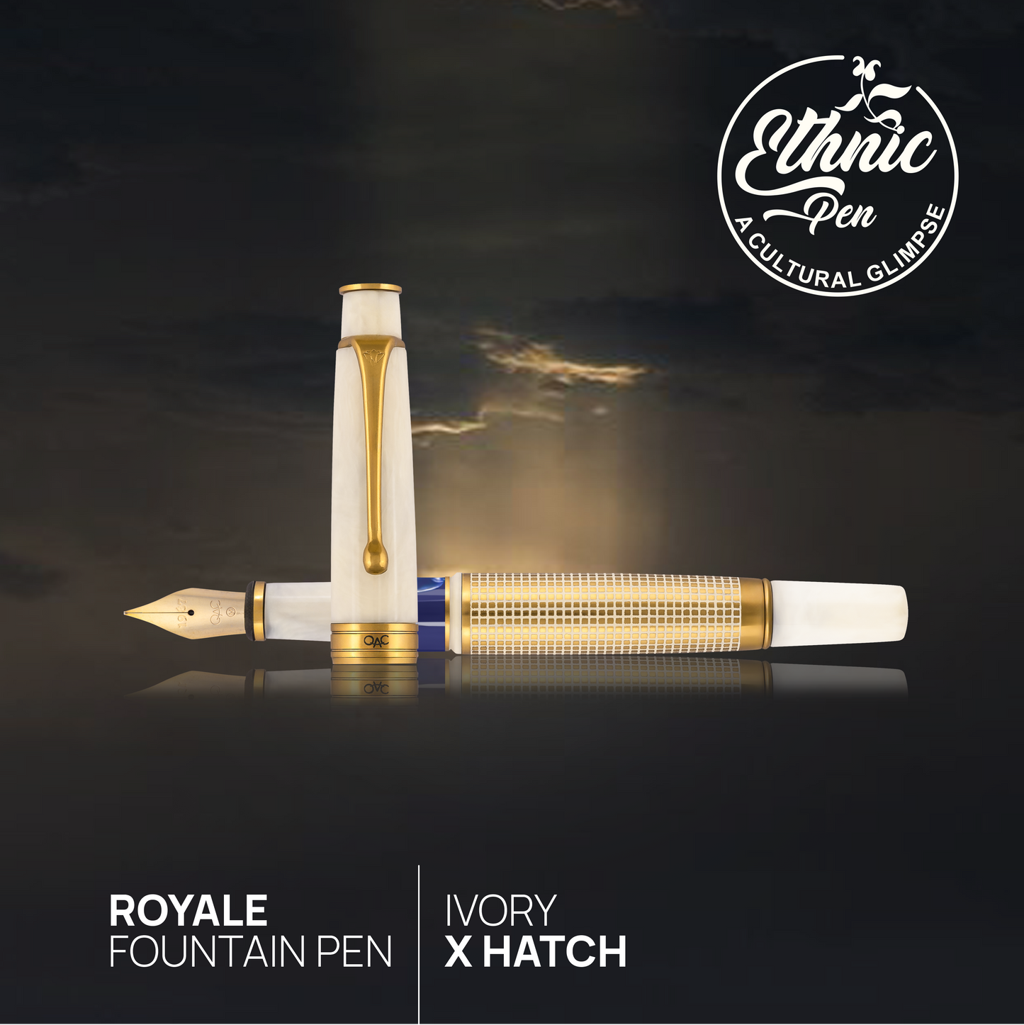Royale Ivory X Hatch Fountain Pen