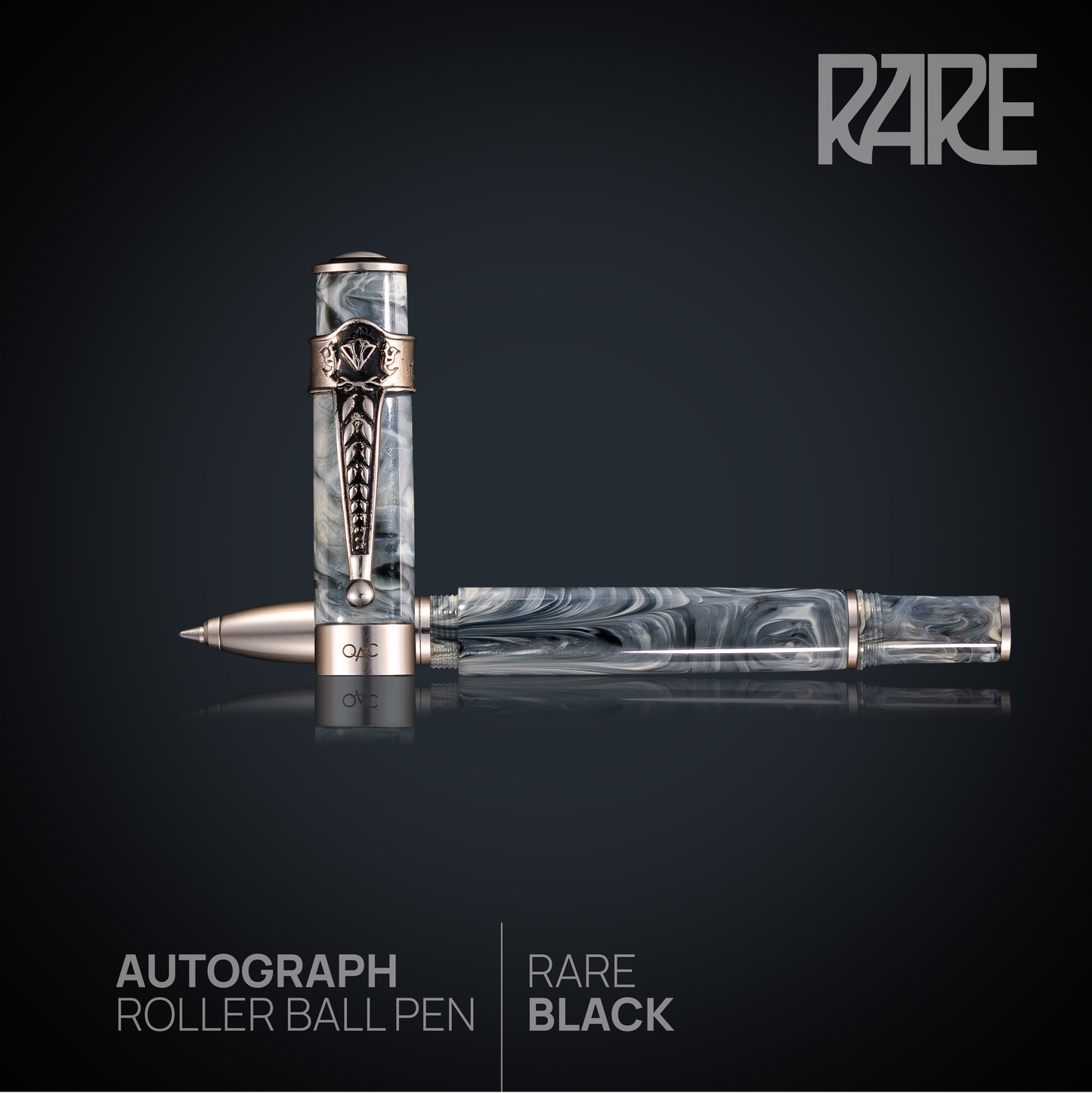 Autograph Rare Roller Ball Pen Black