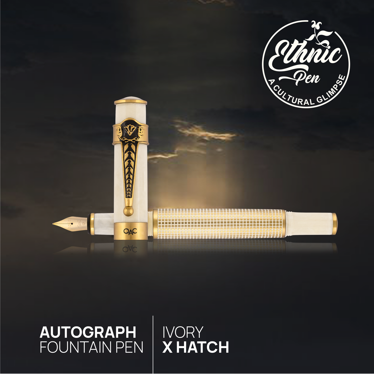 Autograph Ivory X Hatch Fountain Pen