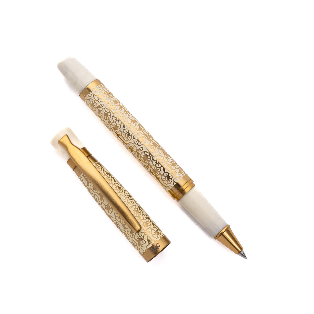 Tulip Ivory Blossom Roller Ball Pen