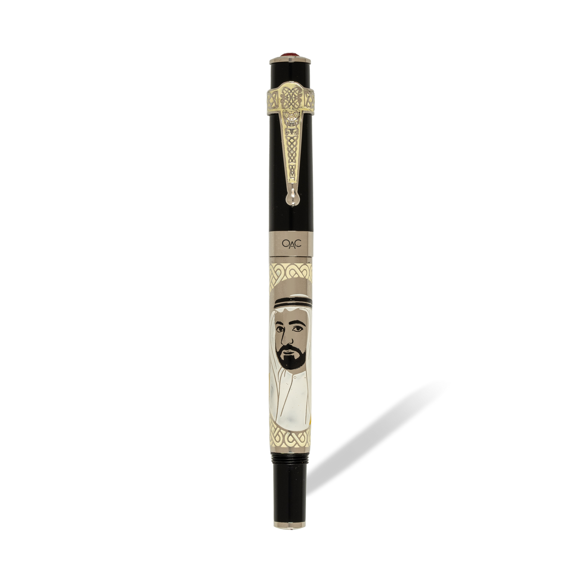 Imperial Sheikh Sultan bin Muhammad Al-Qasimi Fountain Pen Black