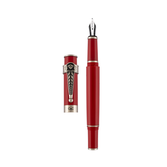 Autograph Classic Fountain Pen Red Platinum Diplomat