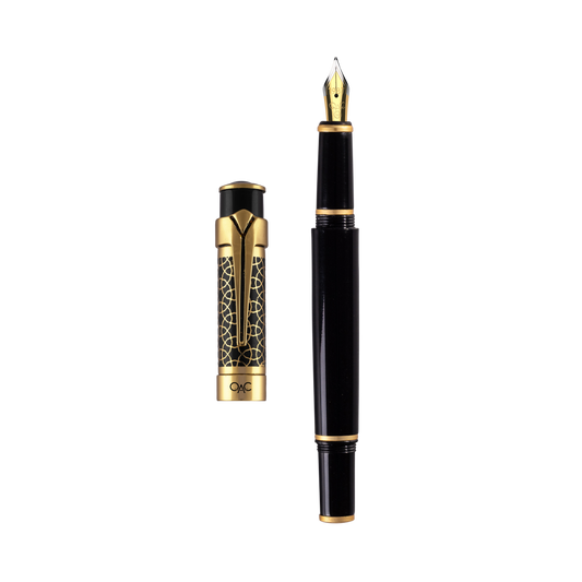 Valor Ebony Gold Fountain Pen