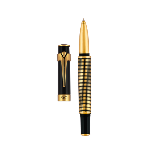 Valor Ebony X Hatch Roller Ball Pen