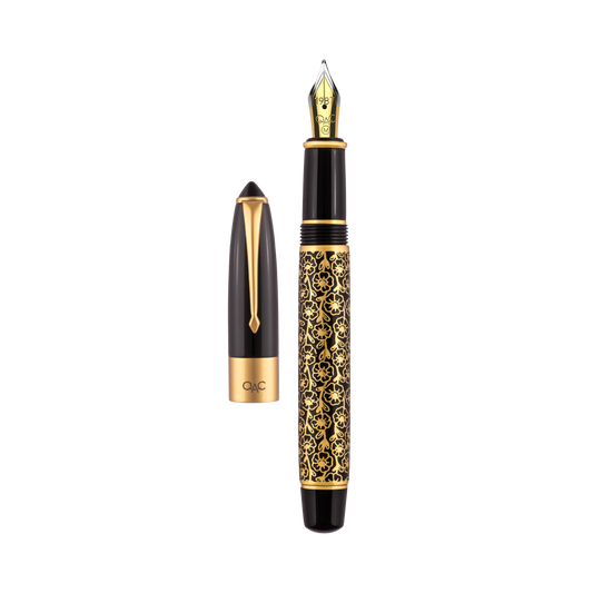 Epic Ebony Blossom Fountain Pen