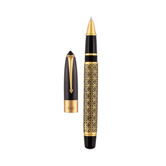Epic Ebony Diamond Roller Ball Pen