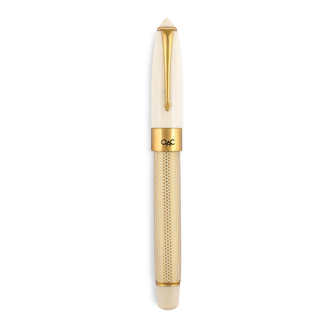 EPIC FOUNTAIN PEN - IVORY POLKA DOT