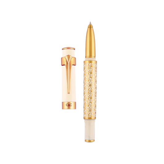 Valor Ivory Blossom Roller Ball Pen