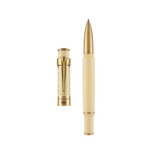 Valor Ivory Gold Roller Ball Pen