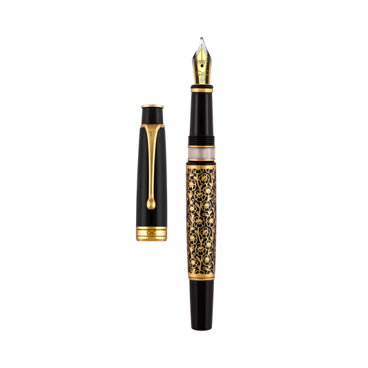 Royale Ebony Blossom Fountain Pen