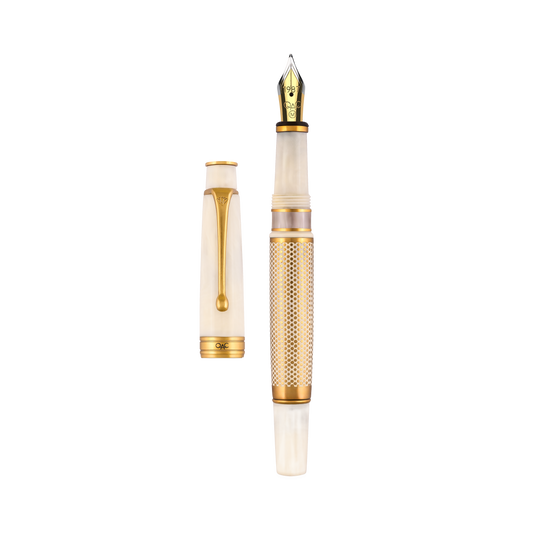Royale Ivory Polka Dot Fountain Pen