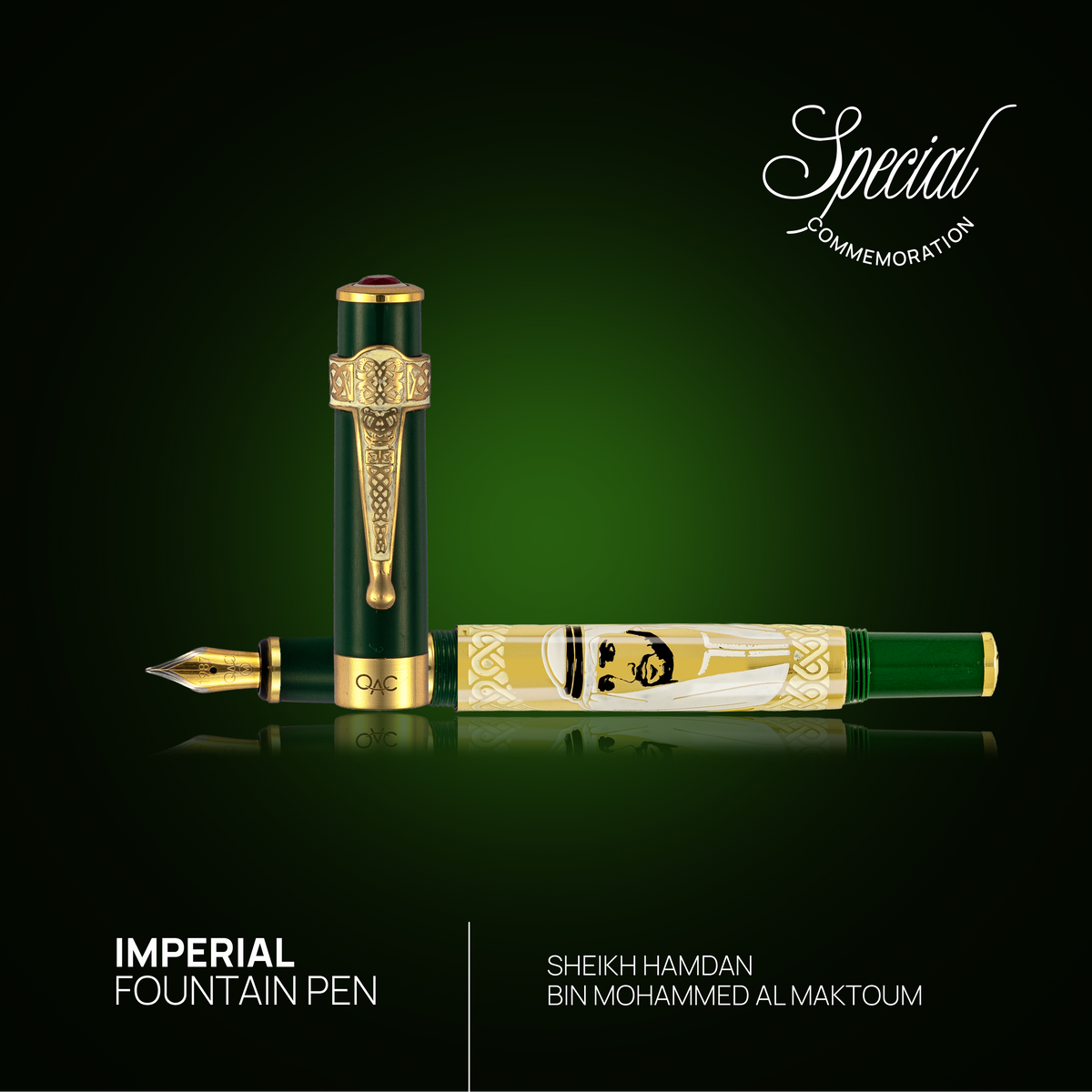 Imperial Sultan Hamdan Fountain Pen Green