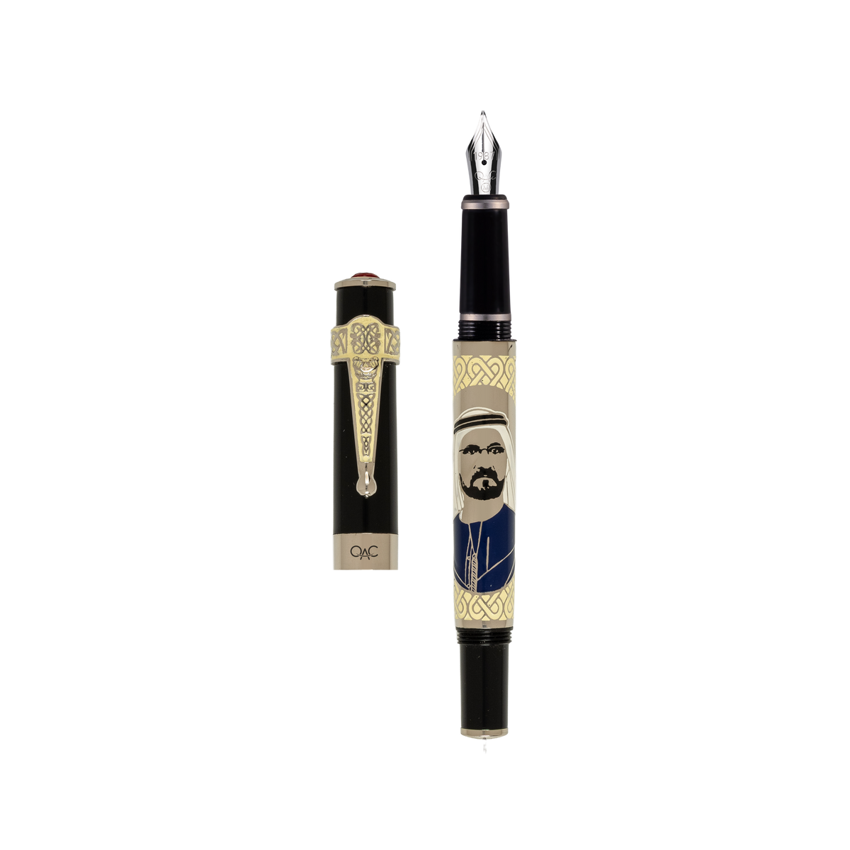 Imperial Sheikh Mohammed Bin Zayed Bin Sultan Al Nahyan Fountain Pen Black