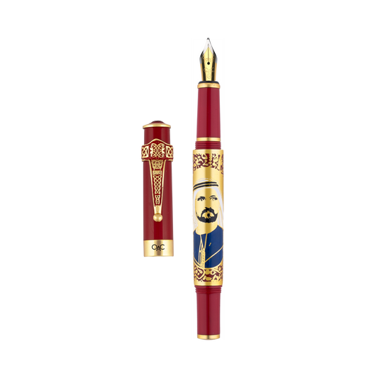 Imperial Sheikh Mohammed Bin Rashid Al Maktoum Fountain Pen Red
