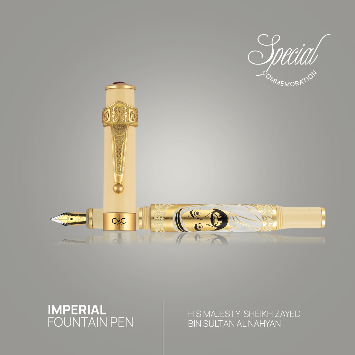 Imperial Sheikh Zayed Fountain Pen Ivory