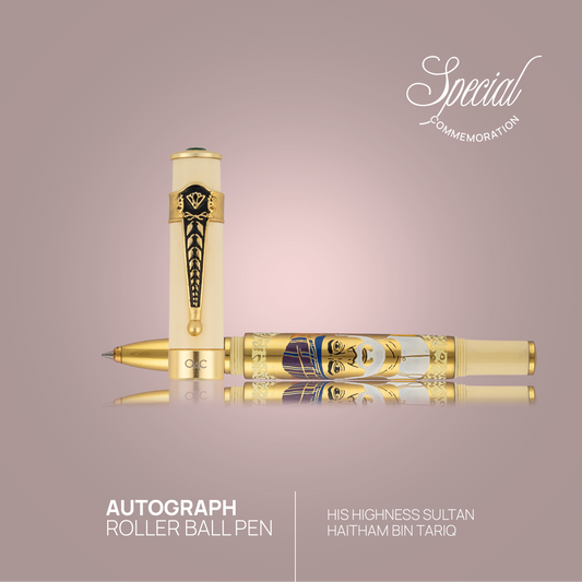Autograph Sultan Haitham Bin Tariq Roller Ball Pen Ivory