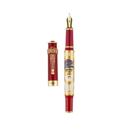 Imperial Sultan Haitham Bin Tariq Fountain Pen Red