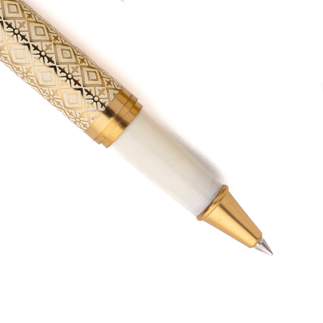 Tulip Ivory Diamond Roller Ball Pen