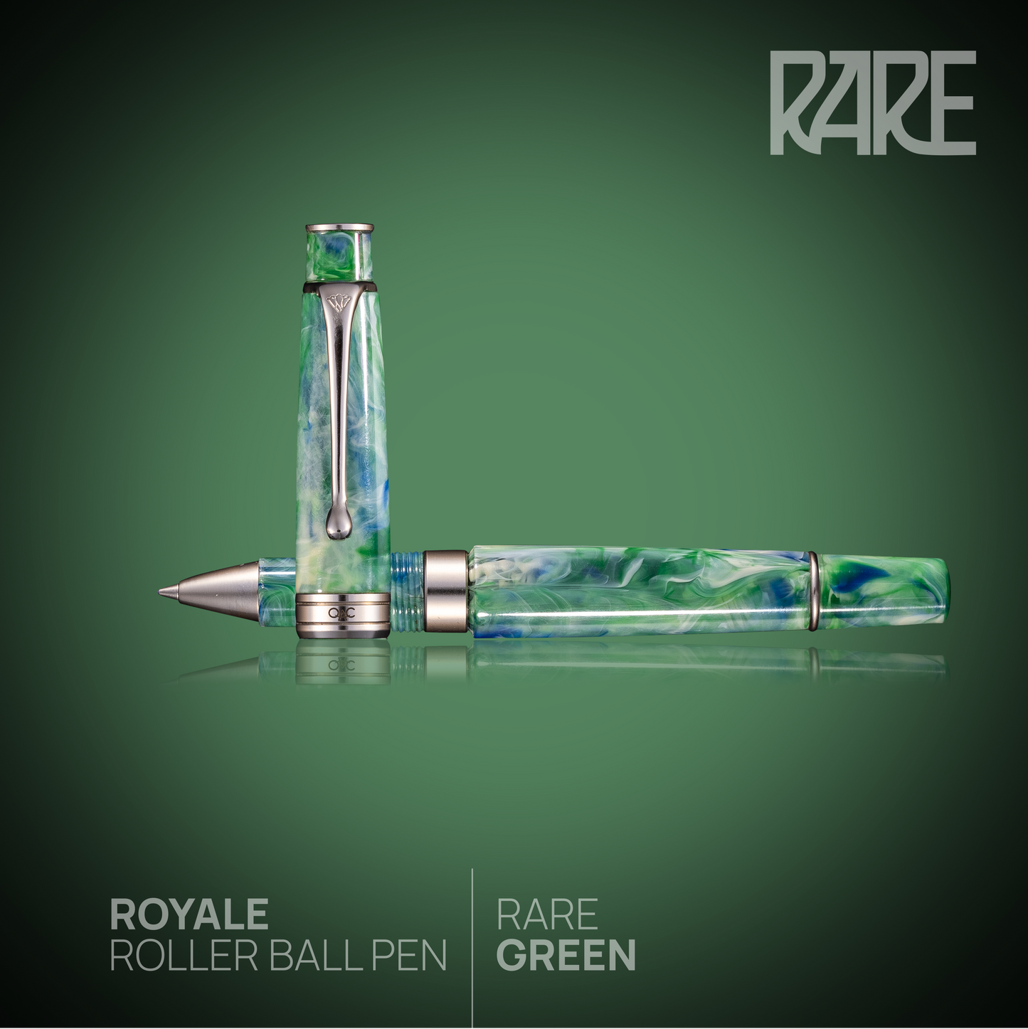 Royale Rare Roller Ball Pen Green