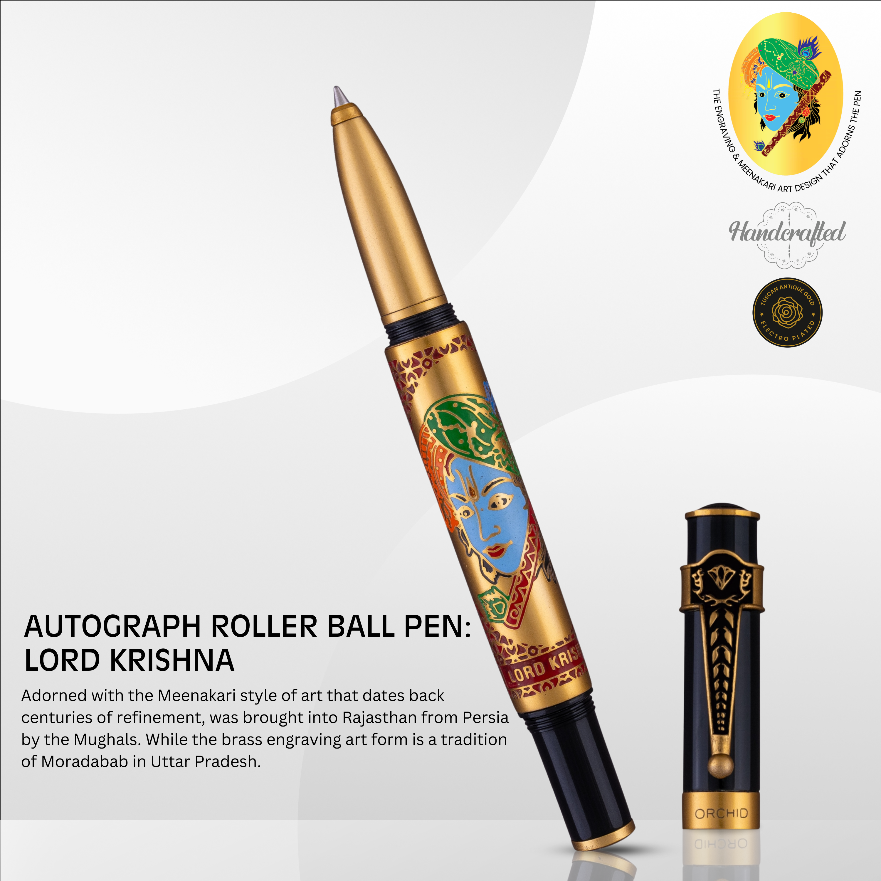 AUTOGRAPH ROLLER BALL PEN - LORD KRISHNA