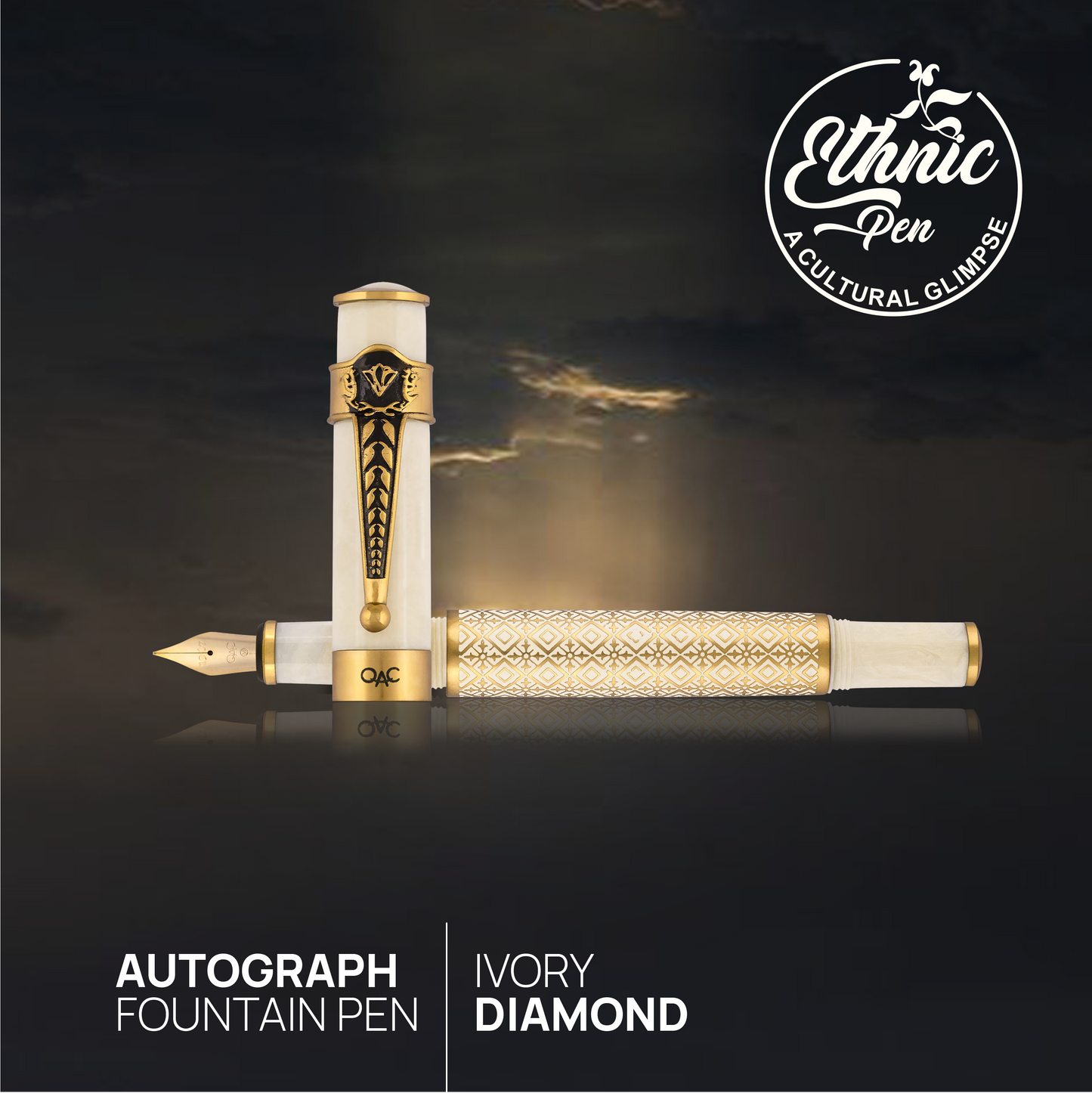 Autograph Ivory Diamond Fountain Pen