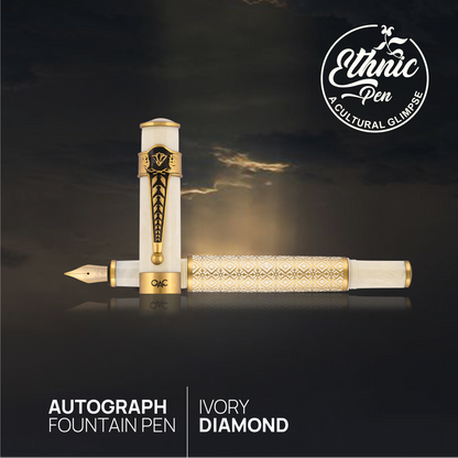 Autograph Ivory Diamond Fountain Pen
