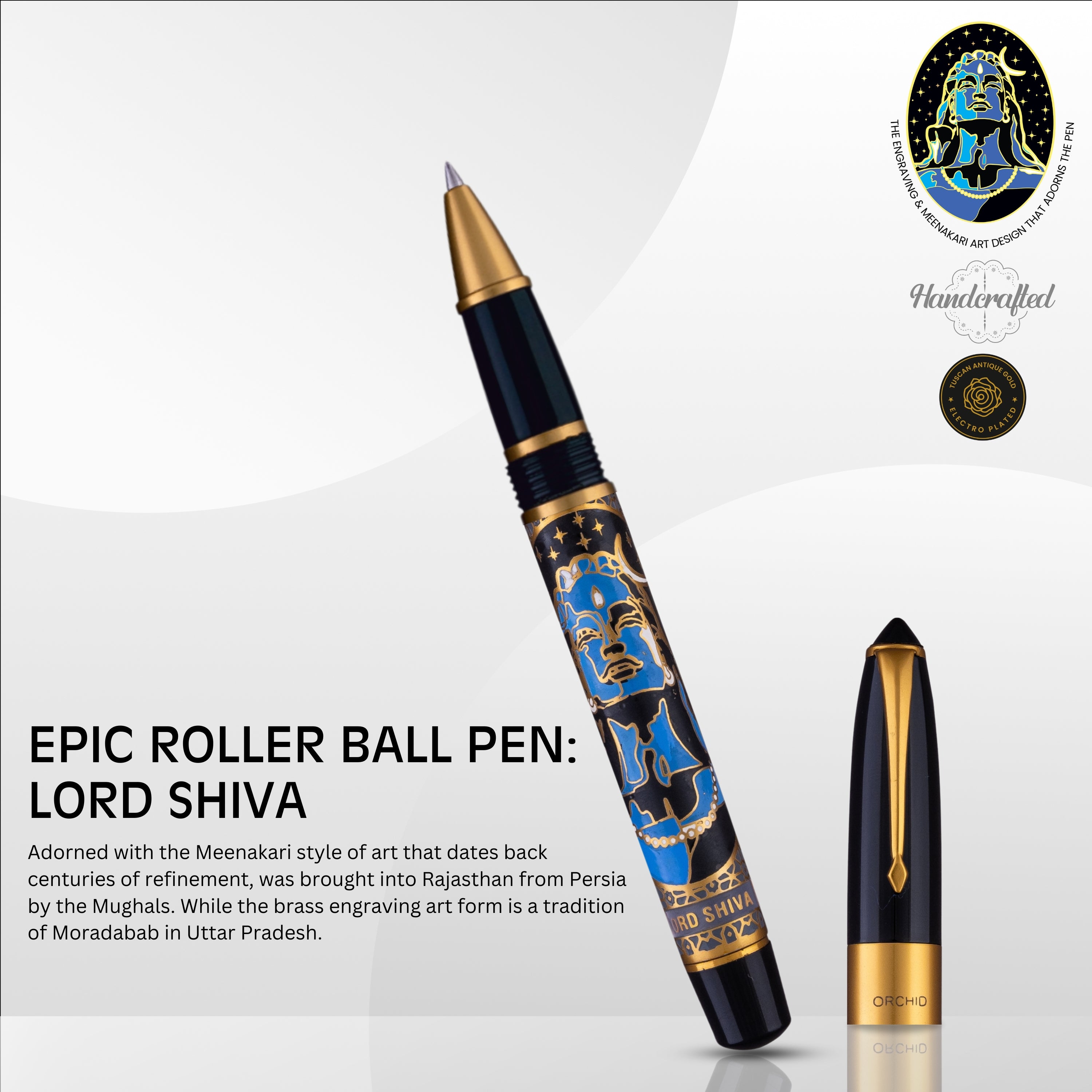 EPIC ROLLER BALL PEN - LORD SHIVA