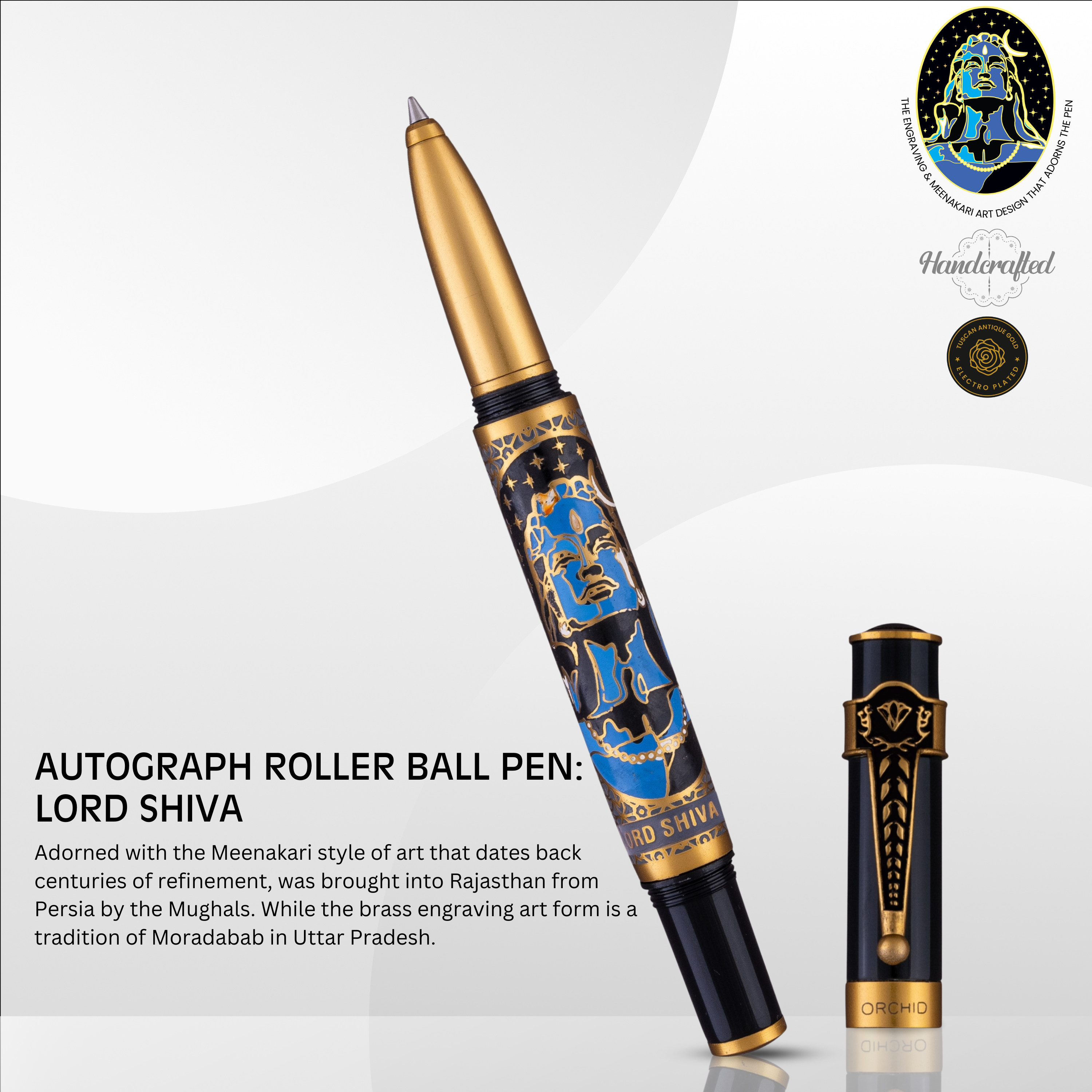 AUTOGRAPH ROLLER BALL PEN - LORD SHIVA