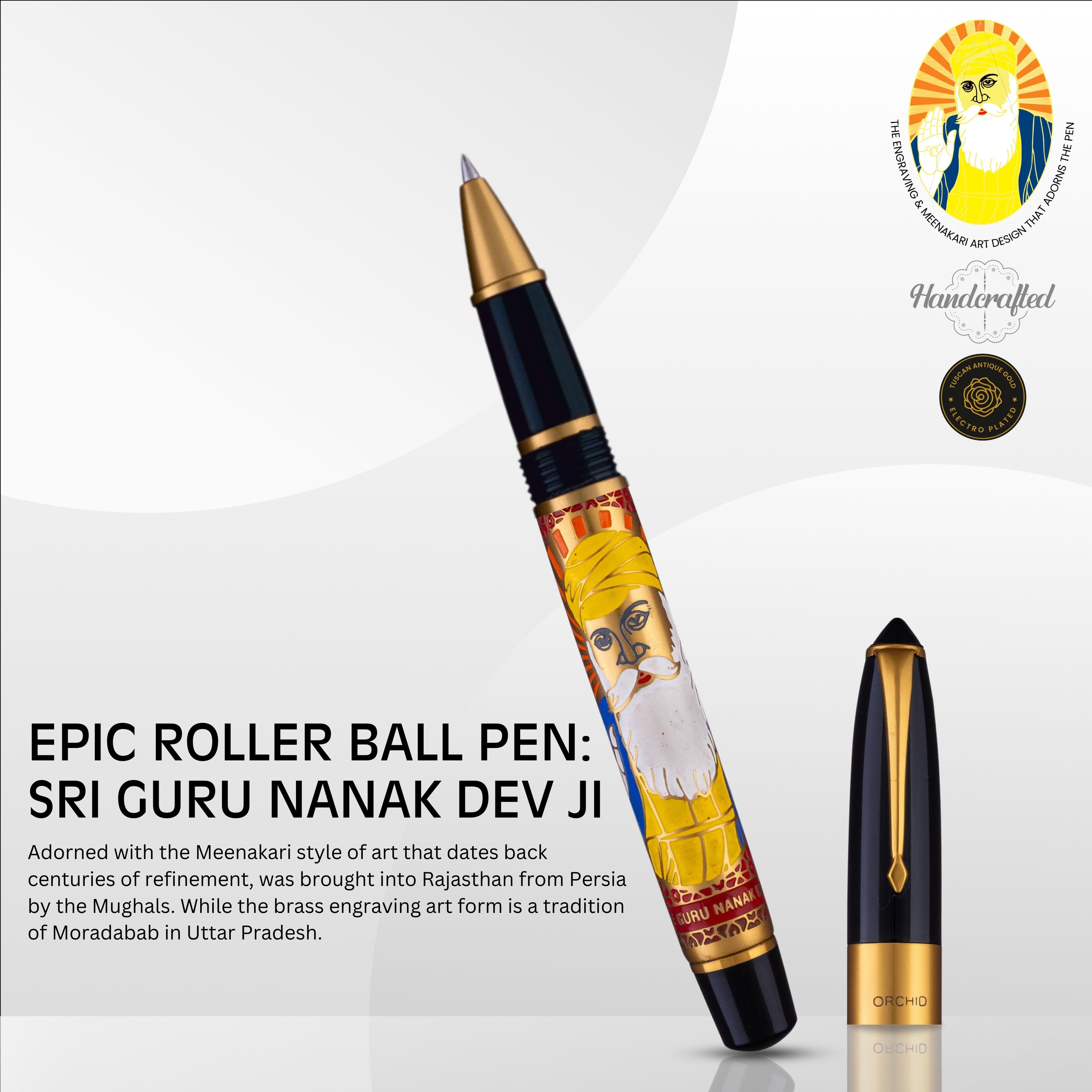 EPIC ROLLER BALL PEN - SRI GURU NANAK DEV JI