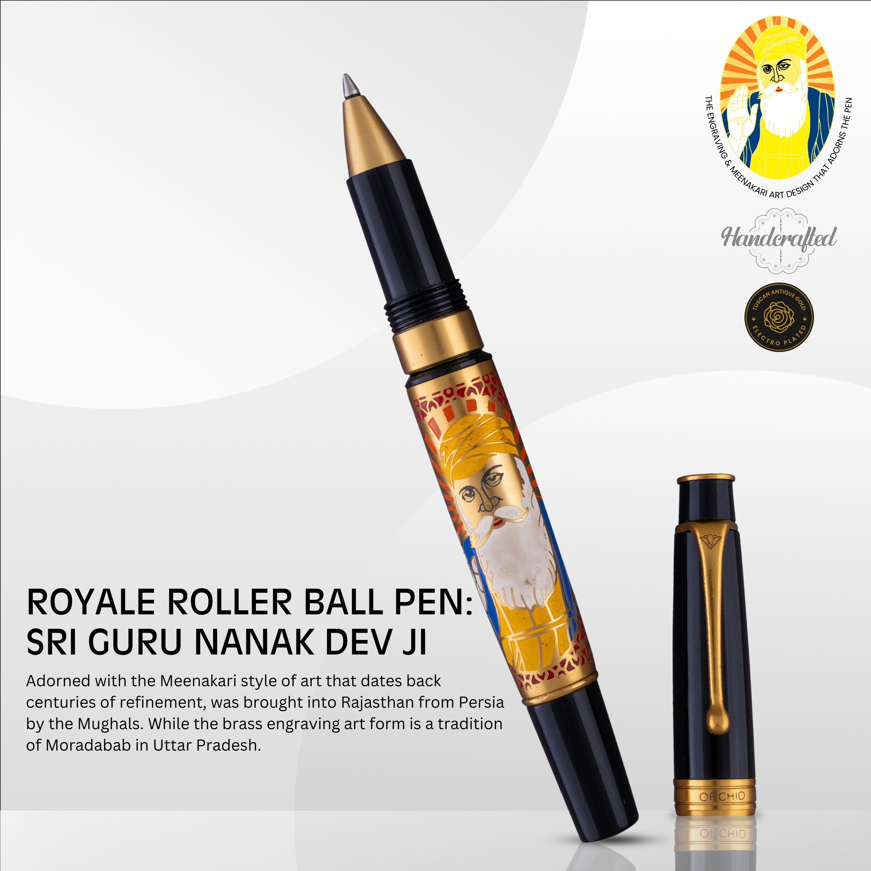 ROYALE ROLLER BALL PEN - SRI GURU NANAK DEV JI