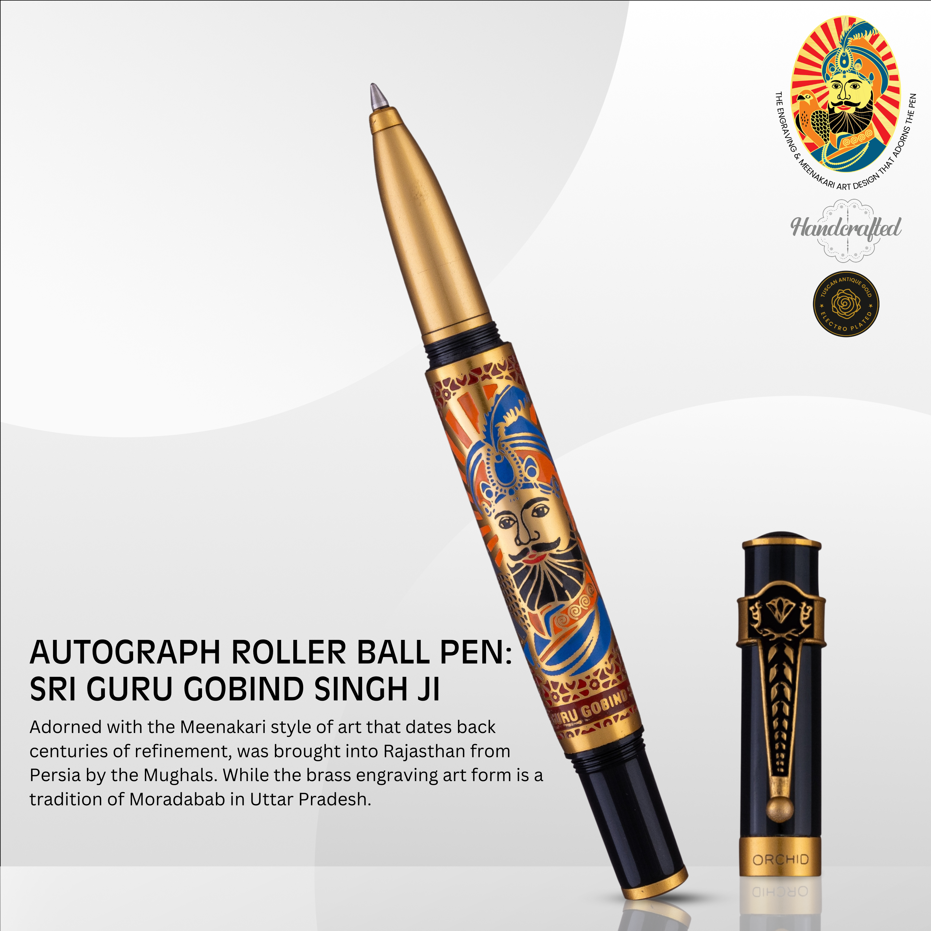 AUTOGRAPH ROLLER BALL PEN - SRI GURU GOBIND SINGH JI