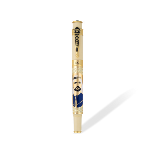 Autograph Sheikh Mohammed Bin Rashid Al Maktoum Roller Ball Pen Ivory