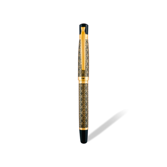 Tulip Ebony Diamond Roller Ball Pen