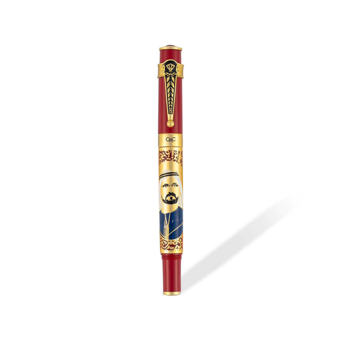 Autograph Sheikh Mohammed Bin Rashid Al Maktoum Fountain Pen Red