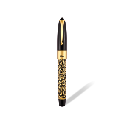 Epic Ebony Blossom Roller Ball Pen