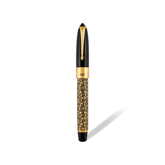 Epic Ebony Blossom Roller Ball Pen