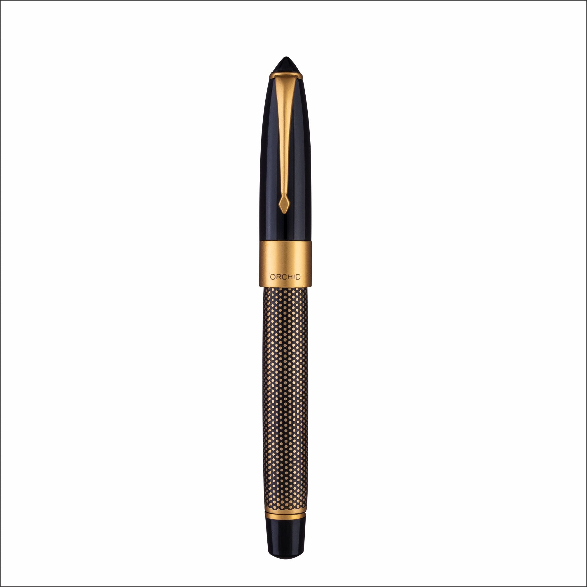 EPIC ROLLER BALL PEN - EBONY POLKA DOT