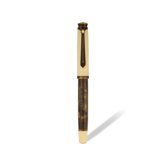Dapper Tie Clip Roller Ball Pen Ivory