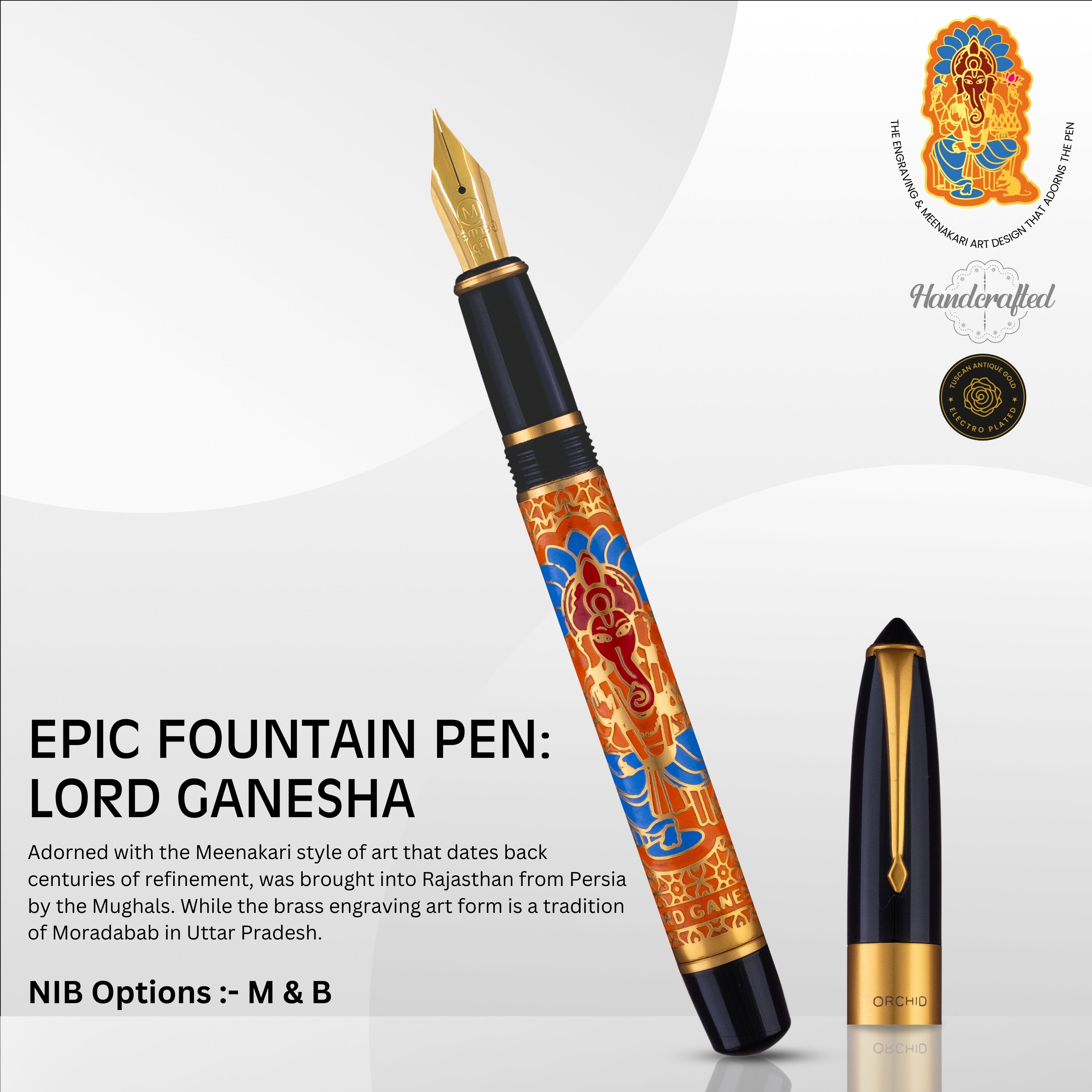 EPIC FOUNTAIN PEN - LORD GANESHA