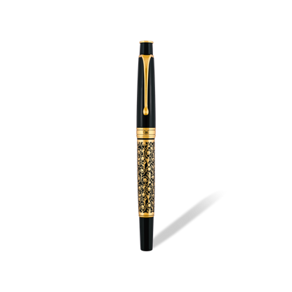 Royale Ebony Blossom Roller Ball Pen